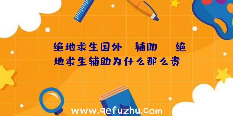「绝地求生国外UK辅助」|h绝地求生辅助为什么那么贵